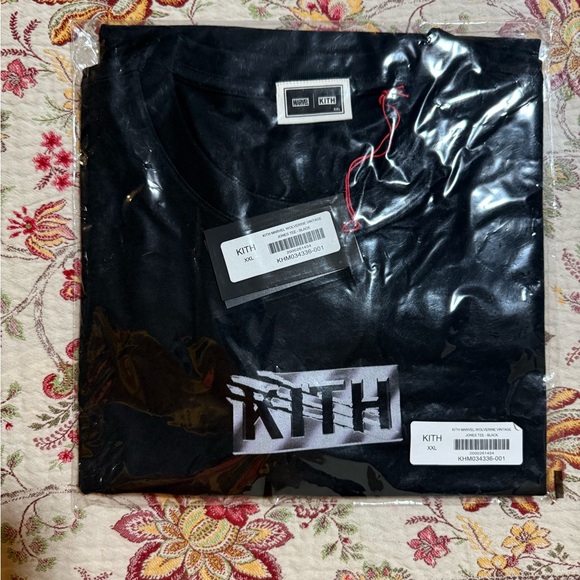 KITH Marvel Vs Capcom | Marvel Kith Wolverine Vintage Tee Black Logo T-Shirt XXL - Picture 8 of 9